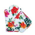 Hawaii Oven Mitt & Pot Holder Set